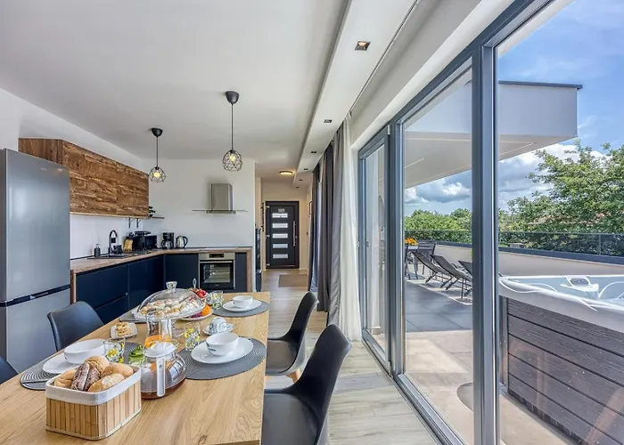 Modern Ana With Jacuzzi And Pool Poreč